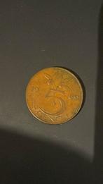 5 gulden cent uit het jaar 1961 en 1987 voor de verzamelaars, Postzegels en Munten, Bankbiljetten | Nederland, Ophalen of Verzenden