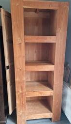 Teakhouten jagerskast, Huis en Inrichting, Kasten | Boekenkasten, Ophalen, Gebruikt, 25 tot 50 cm, 200 cm of meer