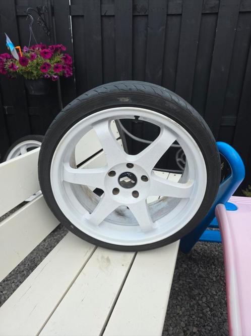 Japan Racing JR3 Wit, Auto diversen, Wieldoppen, Gebruikt, Ophalen of Verzenden