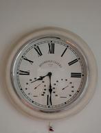 Riverdale Wandklok met Thermometer & Hygrometer. Diameter  5, Ophalen of Verzenden, Gebruikt, Analoog, Wandklok