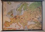 Grote landkaart/schoolkaart van Europa, Antiek en Kunst, Ophalen, Overige thema's