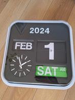 Karlsson Big Flip Wandklok - Scandinavisch Design, Ophalen of Verzenden, Zo goed als nieuw, Analoog, Wandklok