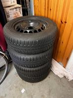 Audi A4 winterbanden 205/60 R16 met stalen velgen, Auto-onderdelen, Banden en Velgen, Ophalen, Gebruikt, 16 inch, Banden en Velgen