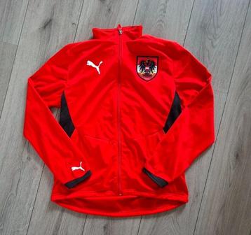 Puma Oostenrijk trainingsjack rood maat 164 beschikbaar voor biedingen