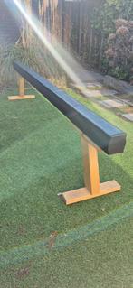 Turnbalk 2,95 meter - Perfect voor thuis turnen!, Ophalen, Gebruikt, Zwart, Materiaal