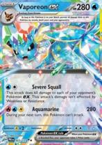 Vaporeon ex #023 - PRE -Prismatic Evolutions, Hobby en Vrije tijd, Verzamelkaartspellen | Pokémon, Verzenden, Nieuw, Losse kaart