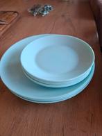 12 Borden mintgroen, Huis en Inrichting, Keuken | Servies, Ophalen of Verzenden, Bord(en), Overige stijlen, Glas