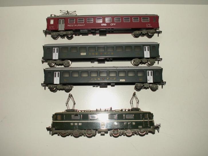 Fleischmann Zwitserse SBB-FFS treinstel-2, Hobby en Vrije tijd, Modeltreinen | H0, Gebruikt, Treinset, Gelijkstroom, Fleischmann