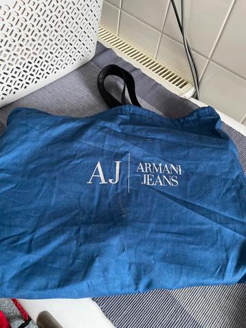 Armani Jeans Schoudertas olijfgroen/Zwart beschikbaar voor biedingen