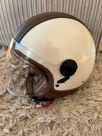 Scooter helm  retrostijl maat S (55-56), Fietsen en Brommers, Brommerhelmen, Ophalen of Verzenden, Zo goed als nieuw, Small