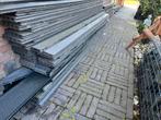 Composiet terrasdelen; ruim 15 m2., Tuin en Terras, Tuinhekken en Hekwerk, Verzenden, Gebruikt, IJzer