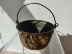 koperen pot met hengsel, Antiek en Kunst, Antiek | Koper en Brons, Ophalen of Verzenden