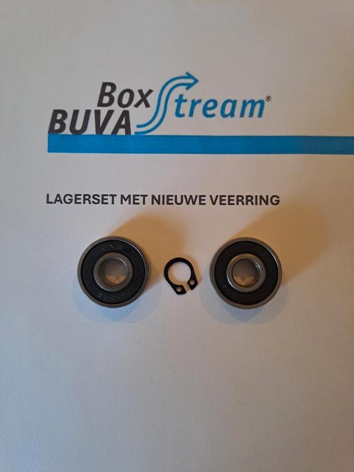 Buva Boxstream lagerset met borgring, Doe-het-zelf en Verbouw, Ventilatie en Afzuiging, Nieuw, Afzuiger, Verzenden