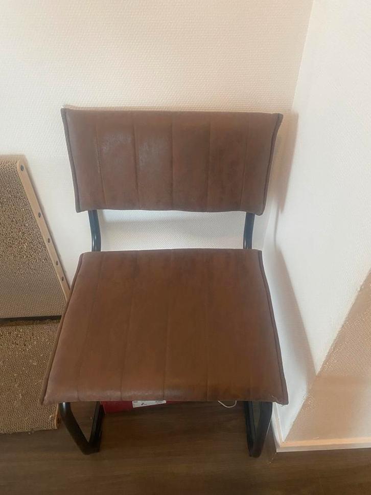 3 Xenos Stoelen - Zo Goed Als Nieuw!, Huis en Inrichting, Stoelen, Zo goed als nieuw, Drie, Metaal, Bruin, Ophalen