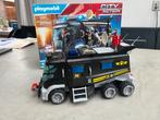 Playmobil 9360 politie vrachtwagen, Kinderen en Baby's, Speelgoed | Playmobil, Ophalen of Verzenden, Zo goed als nieuw, Complete set