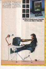 retro reclame 1983 Vectrex portable spelcomputer, Overige typen, Ophalen of Verzenden