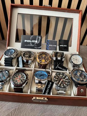 10 stuks heren horloges diverse merken beschikbaar voor biedingen