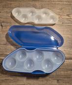 Eierdoos voor 6 eitjes v Tupperware, Huis en Inrichting, Keuken | Tupperware, Ophalen of Verzenden, Zo goed als nieuw, Wit, Overige typen