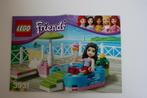 Lego Friends Emma’s zwembad en zeehondenrots - 3931 & 41047, Ophalen of Verzenden, Gebruikt, Complete set, Lego