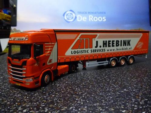 WSI Scania S Highline J. Heebink, Hobby en Vrije tijd, Modelauto's | 1:50, Nieuw, Bus of Vrachtwagen, Wsi, Ophalen of Verzenden