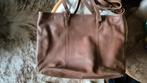 Sacha zgan shopper schoudertas cognac leer, Ophalen of Verzenden, Zo goed als nieuw, Bruin, Shopper