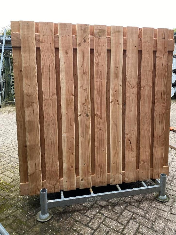 Schutting Douglas met betonpalen 15m1, Tuin en Terras, Schuttingen, Nieuw, Hout, 2 meter of meer, 6 meter of meer, Ophalen
