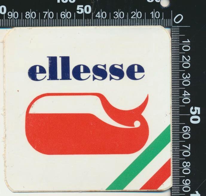 Sticker: Ellesse (2), Verzamelen, Stickers, Zo goed als nieuw, Sport, Ophalen of Verzenden