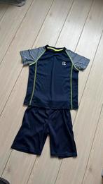 128 134 140 146 sport set jongen meisje kind zwart, Ophalen of Verzenden, Sport- of Zwemkleding