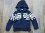 Gevoerd vest donker blauw maat 98 / 104 capuchon vestje, Kinderen en Baby's, Kinderkleding | Maat 98, Trui of Vest, Ophalen of Verzenden