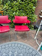 Gispen stoelen, Huis en Inrichting, Stoelen, Ophalen, Gebruikt, Drie, Leer