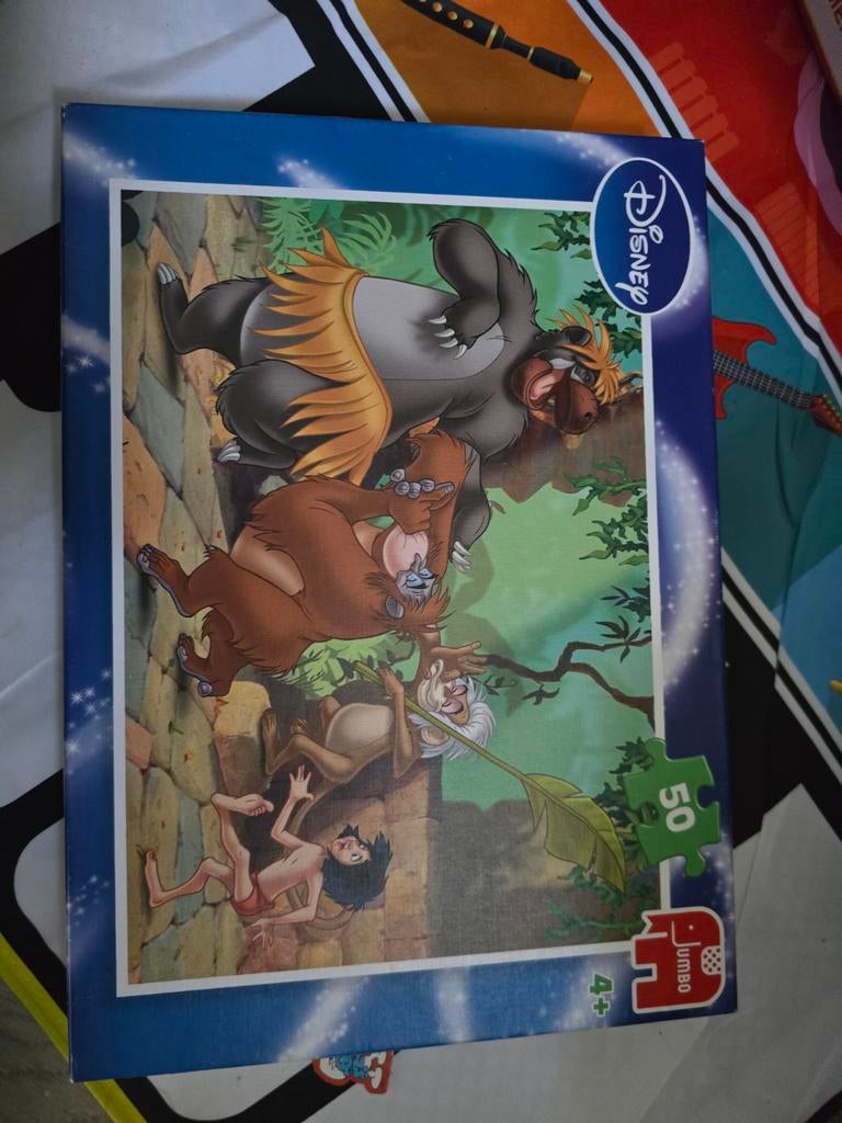 Disney Jungle Book Puzzel - 50 stukjes, Ophalen of Verzenden, Meer dan 50 stukjes, Zo goed als nieuw, 4 tot 6 jaar