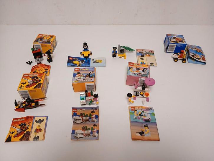 Vintage lego 2848, 2885, 2872, 2870, 6400, 1747 en 1749, Kinderen en Baby's, Speelgoed | Duplo en Lego, Zo goed als nieuw, Ophalen of Verzenden