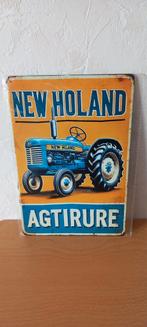 Blikken Bord New Holland Tractor 20x30 cm, Verzamelen, Ophalen of Verzenden, Nieuw