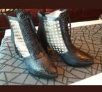 Elegante enkellaarsjes met hak, Zwart, Lage of Enkellaarzen, Nieuw, Ophalen of Verzenden