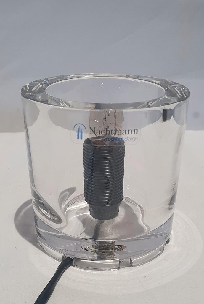 Vintage design kristal glas lamp Nachtmann leughten, Huis en Inrichting, Lampen | Tafellampen, Zo goed als nieuw, Minder dan 50 cm