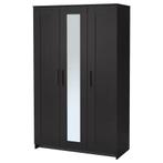 IKEA Brimnes Kledingkast met 3 deuren Zwart, Huis en Inrichting, Kasten | Kledingkasten, Ophalen, Zo goed als nieuw, 25 tot 50 cm