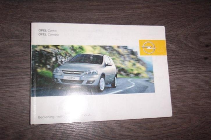Gebruikershandleiding OPEL CORSA C/COMBO C  2000/2006, Auto diversen, Handleidingen en Instructieboekjes, Ophalen of Verzenden