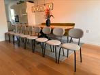 8 stoeltjes grijs zandkleur, Nieuw, Ophalen of Verzenden, Vijf, Zes of meer stoelen, Stof
