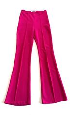 Z.G.A.N! Ivivi pantalon broek flared pijpen fuchsia roze S, Kleding | Dames, Broeken en Pantalons, Ivivi, Lang, Roze, Zo goed als nieuw