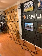 Pop up beurs wanden incl. lampen, Ophalen, Gebruikt, Reclamebord