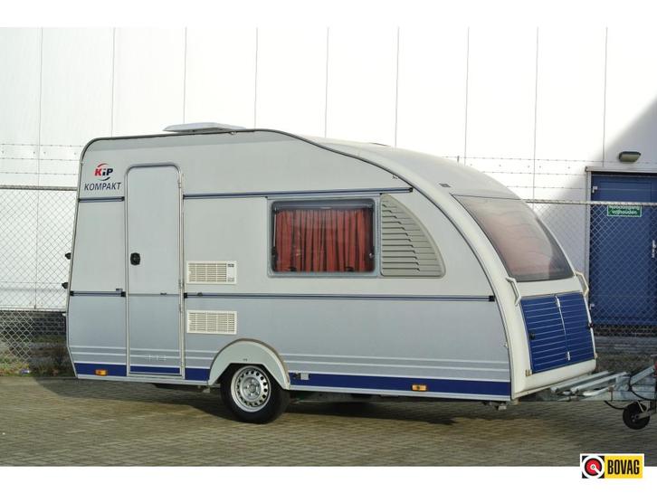 Kip Kompakt 37 EK| 2Persoons|Lengtebedden|Sanitair|Voortent, Caravans en Kamperen, Caravans, Bedrijf, tot en met 2, 500 - 750 kg