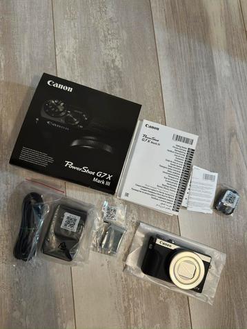Canon G7X Mark III NIEUW in doos beschikbaar voor biedingen