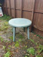 Tuinset. Groen. tafel en 4 stoelen Gratis, Ophalen, Gebruikt, Rond