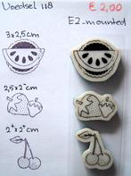 Voedsel 118 EZ-mounted stempel, Ophalen of Verzenden, Gebruikt, EZ-mounted stempel