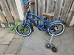 Blauwe Cruiser Kinderfiets 14 Inch, Ophalen, Gebruikt, 14 inch of minder, Handrem