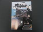 Brochure BMW Motorrad Programm, Verzenden, BMW
