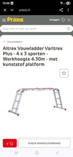Altrex Varitrex Plus Ladder / Steigertje, Ophalen, Gebruikt, Ladder, Opvouwbaar of Inschuifbaar
