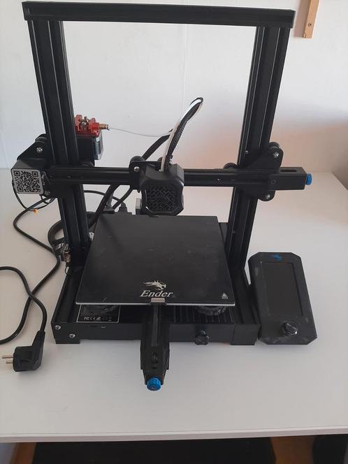 Creality Ender 3 V2 met verscheidene accessoires, Computers en Software, 3D Printers, Zo goed als nieuw, Ophalen