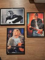 Kurt Cobain - Nirvana - Kleine POSTER in lijst - NIEUW, Verzamelen, Posters, Met lijst, A4 of kleiner, Nieuw, Ophalen of Verzenden