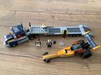 Lego City 60151 Dragster en Transport voertuig, Ophalen of Verzenden, Gebruikt, Complete set, Lego